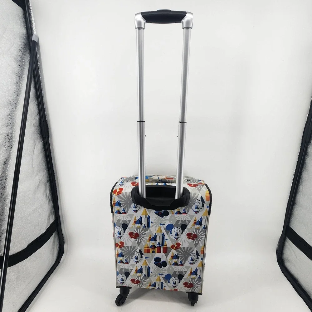 Disney Parks Mickey Mouse Castle Spinner Suitcase Carry On 21 Inch Luggage